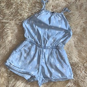 Gap factory pineapple romper size xs